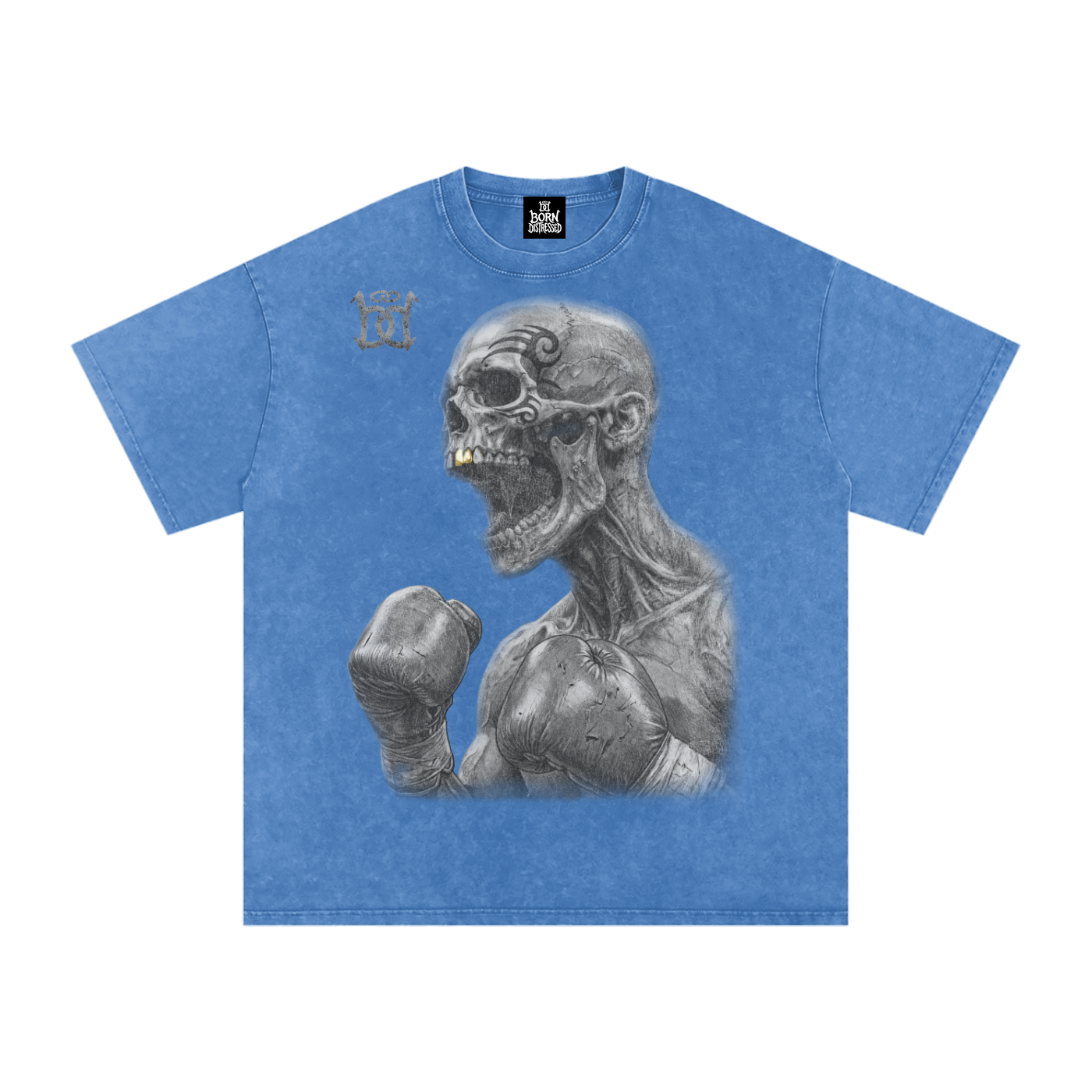 Mike Tyson / Living Legend Snow Washed Oversized Cotton Tee