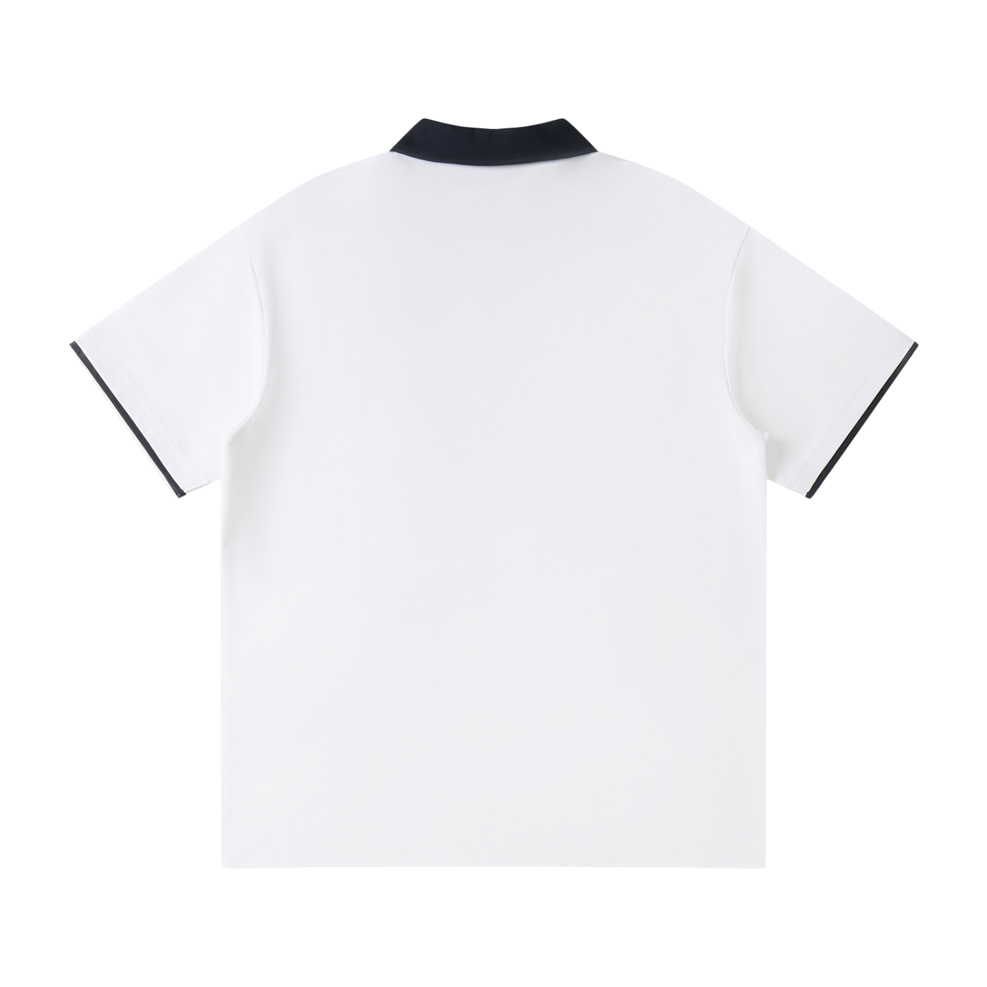 >good Contrast Collar Raglan Polo Shirt