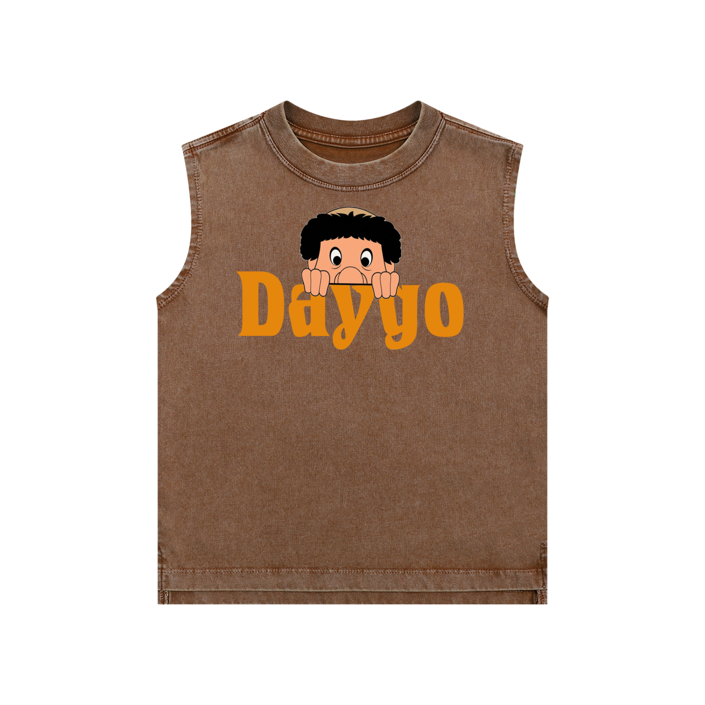 Kid's Peepin' Friar Daygo Snow Washed Tank