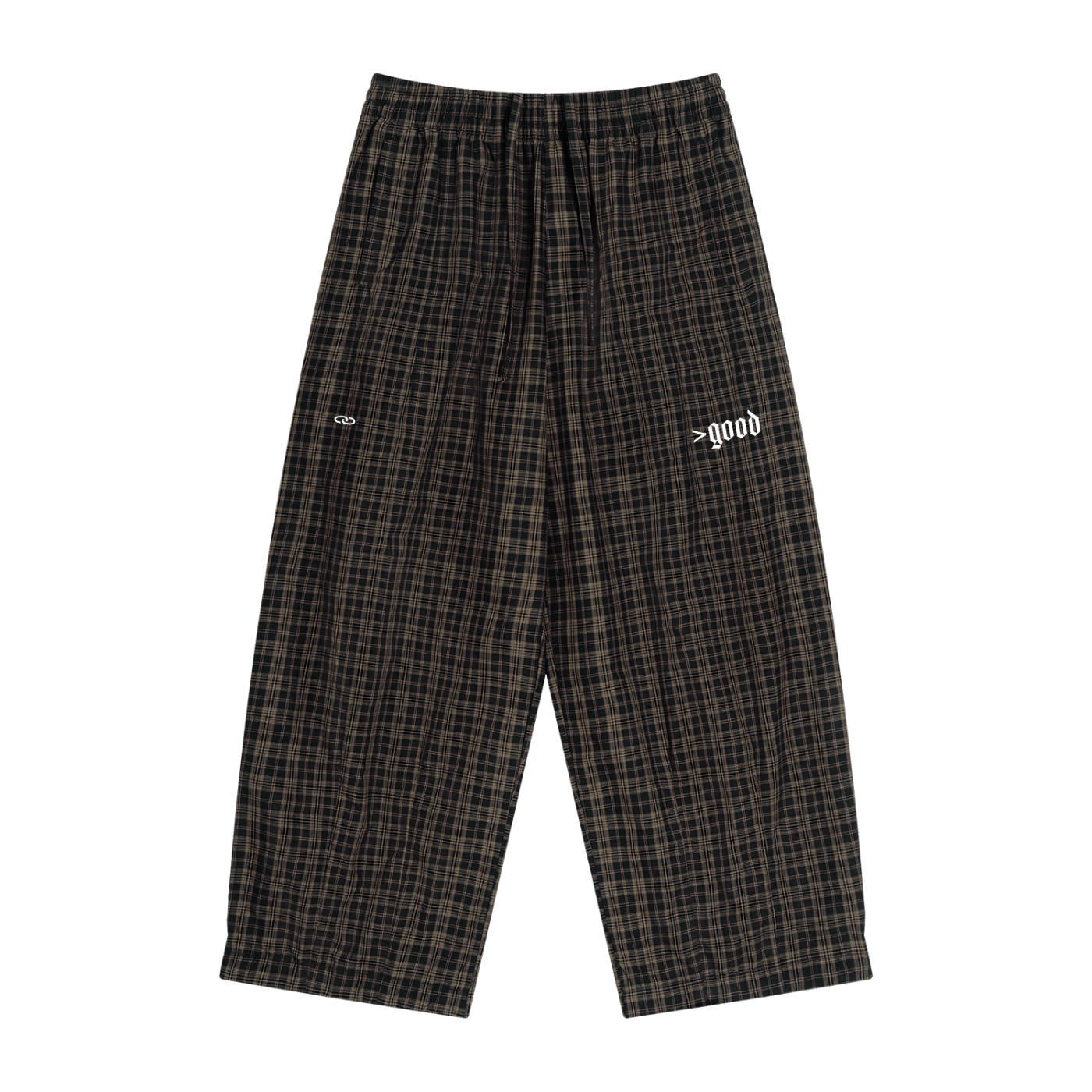 >good Unisex Plaid Wide Leg Pants