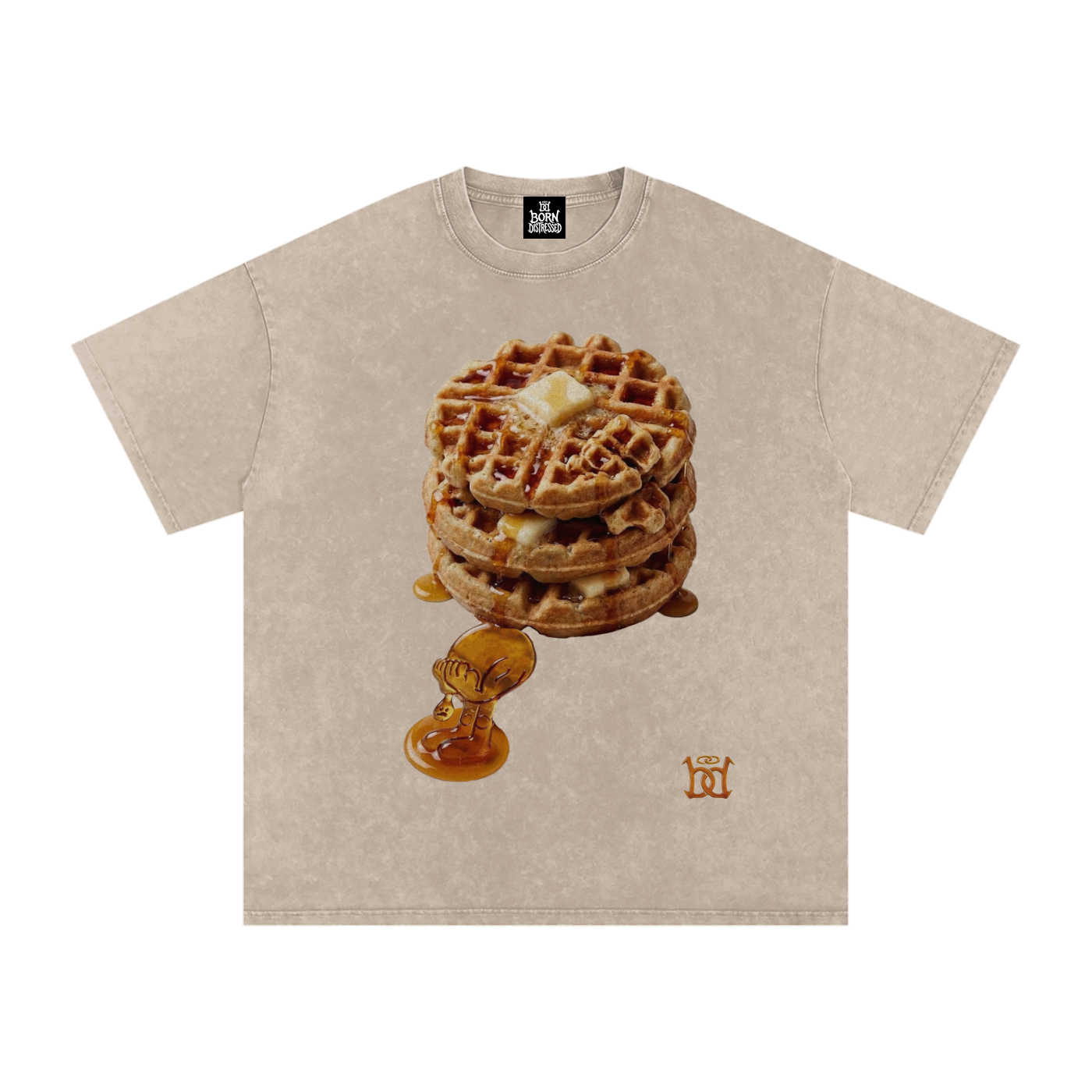 Stackz Snow Washed Oversized Cotton Tee