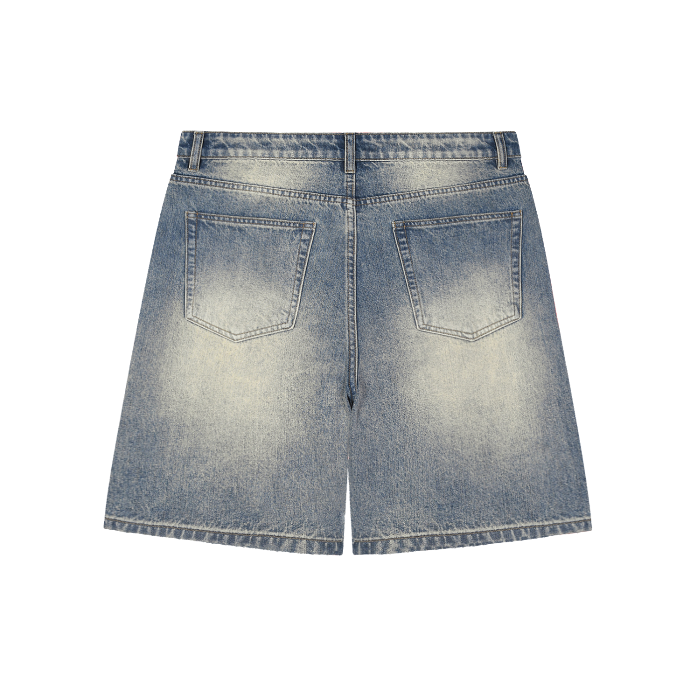 bd Faded Distressed Baggy Denim Shorts