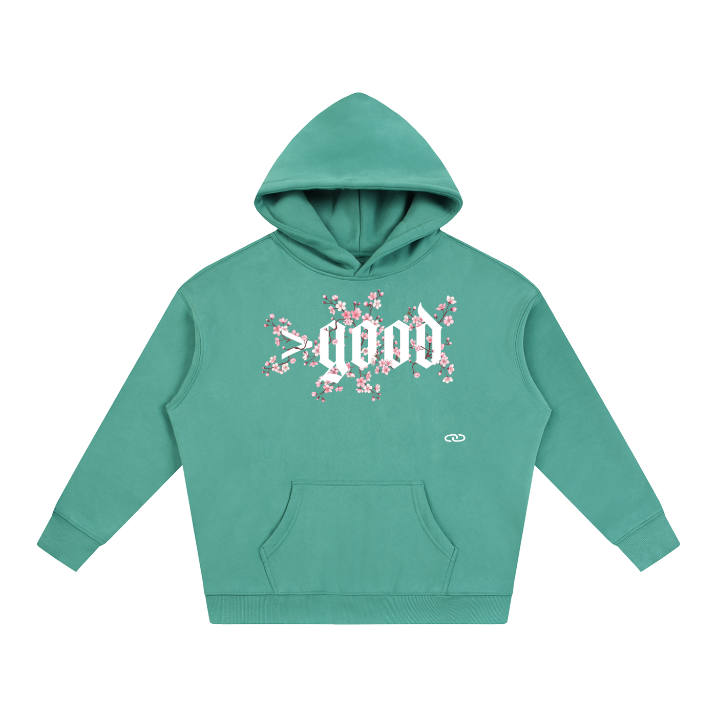 Cherry Blossom Oversize Fleeced Hoodie