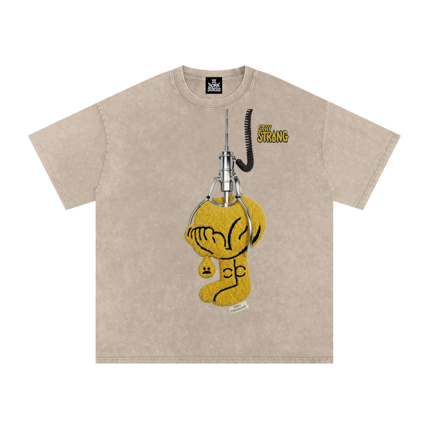 Dollar 2 Play Snow Washed Oversized Cotton Tee