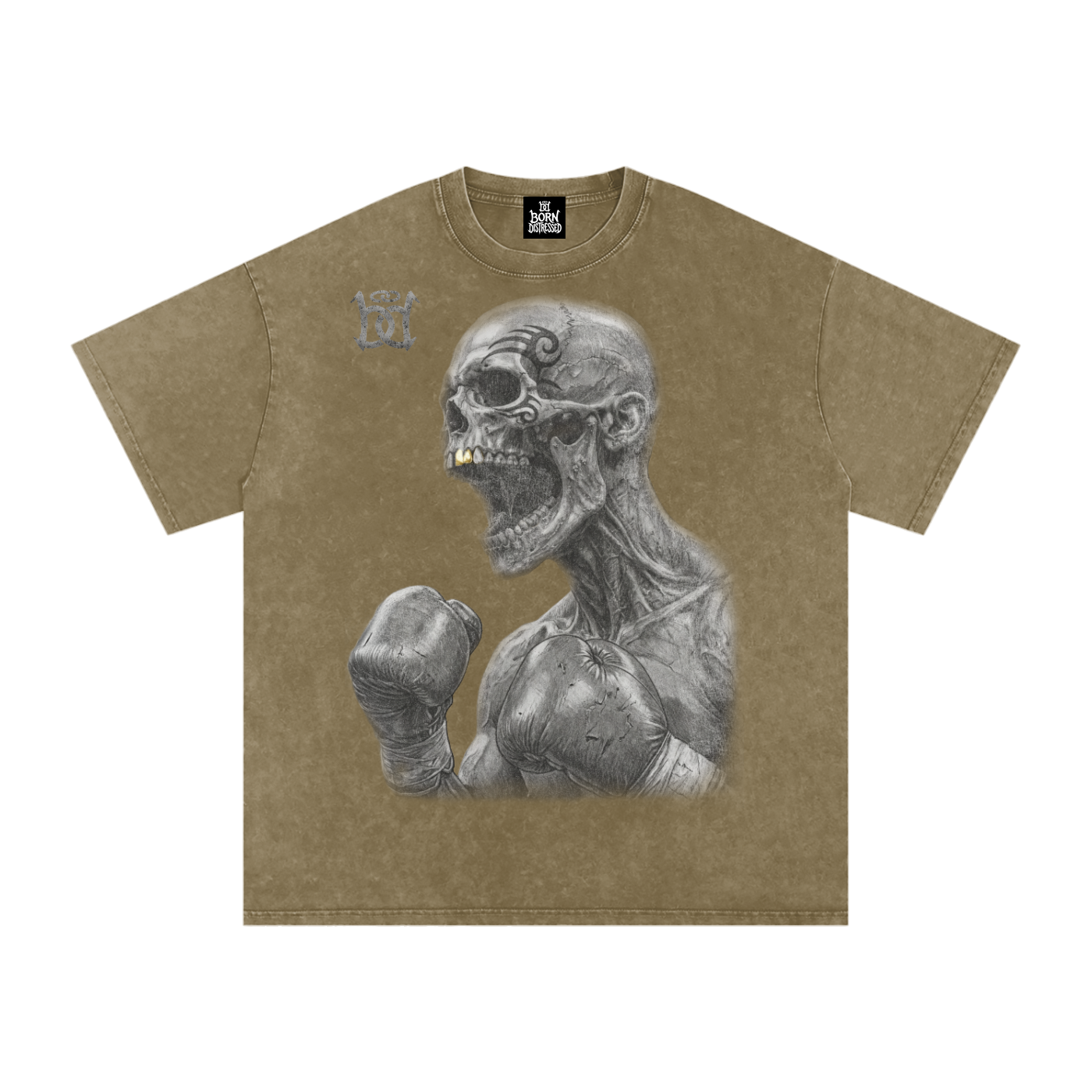 Mike Tyson / Living Legend Snow Washed Oversized Cotton Tee