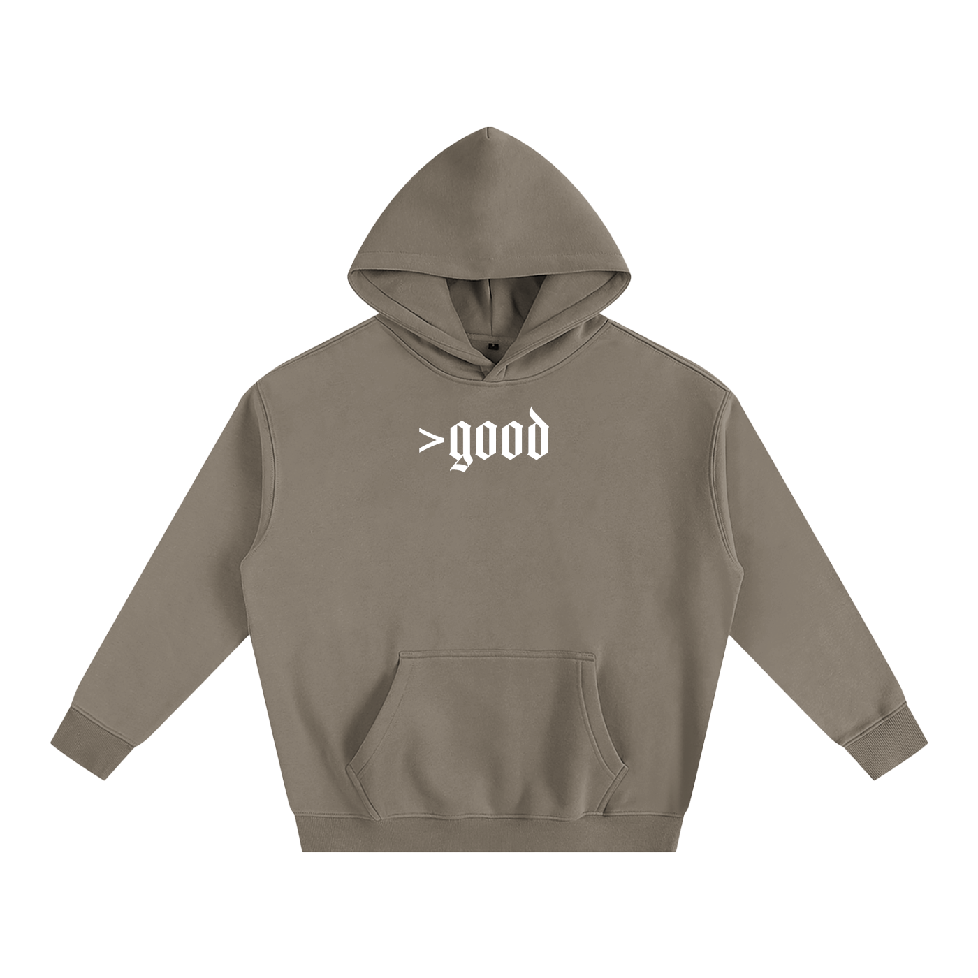 >good Oversize Fleeced Hoodie