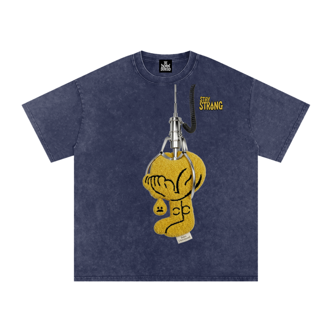 Dollar 2 Play Snow Washed Oversized Cotton Tee