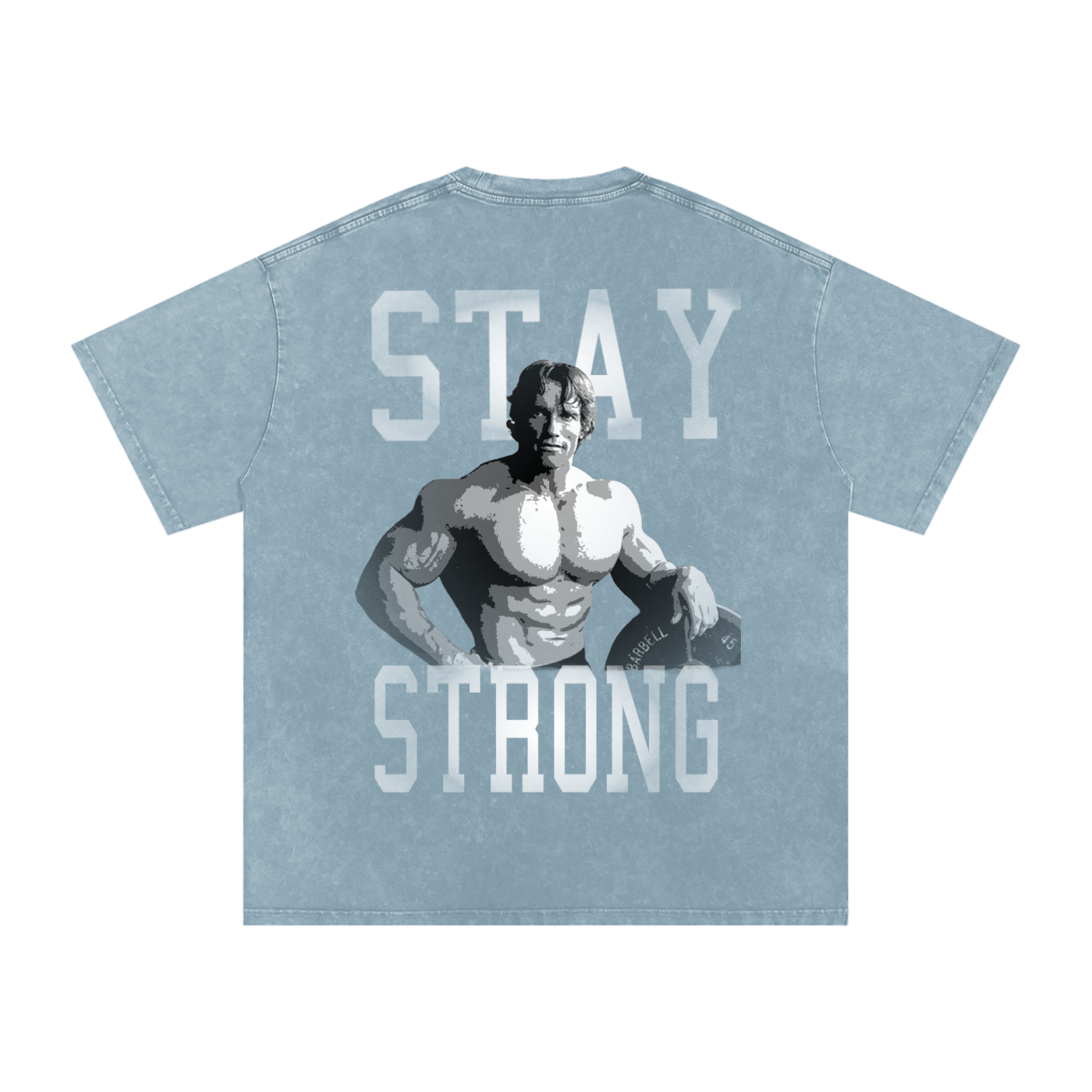 Arnie Stay Strong Snow Washed Tee
