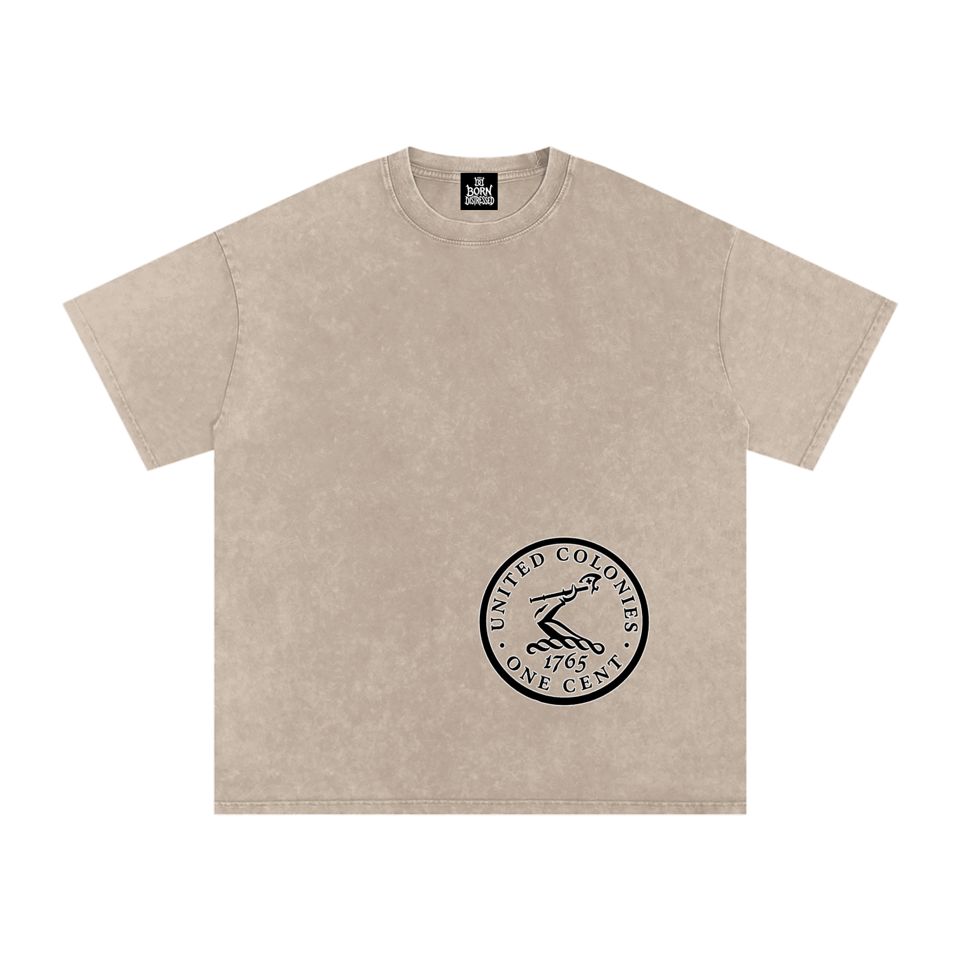 Henny Penny Snow Washed Oversized Cotton Tee