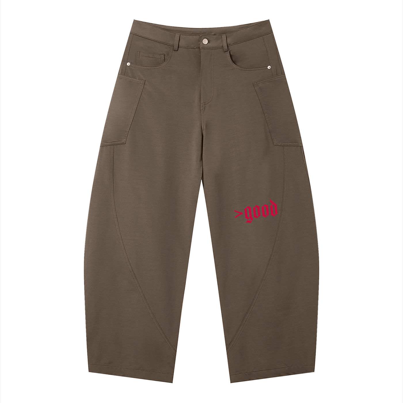 >good Men's Barrel Leg Pants