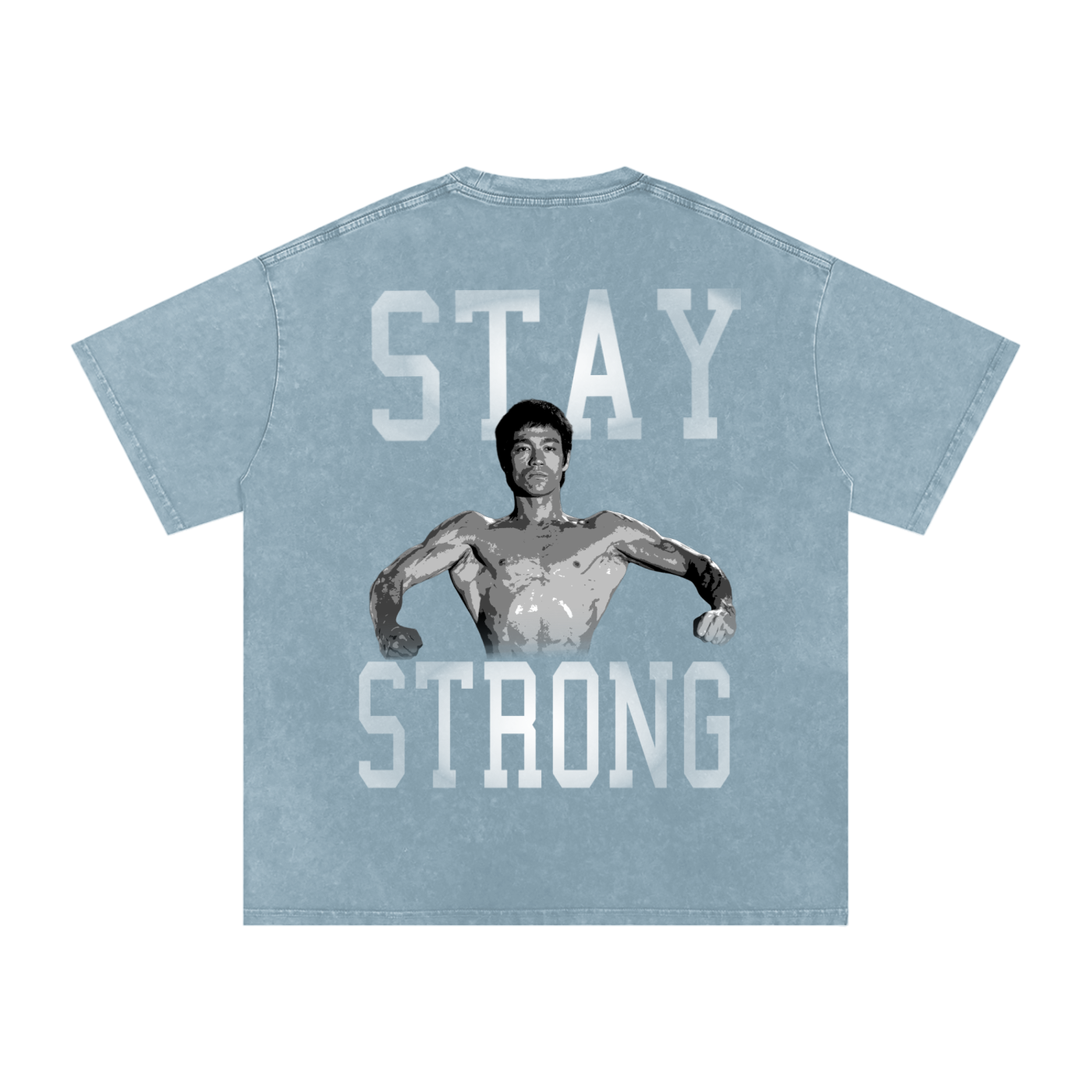 Be Water Snow Washed Oversized Tee