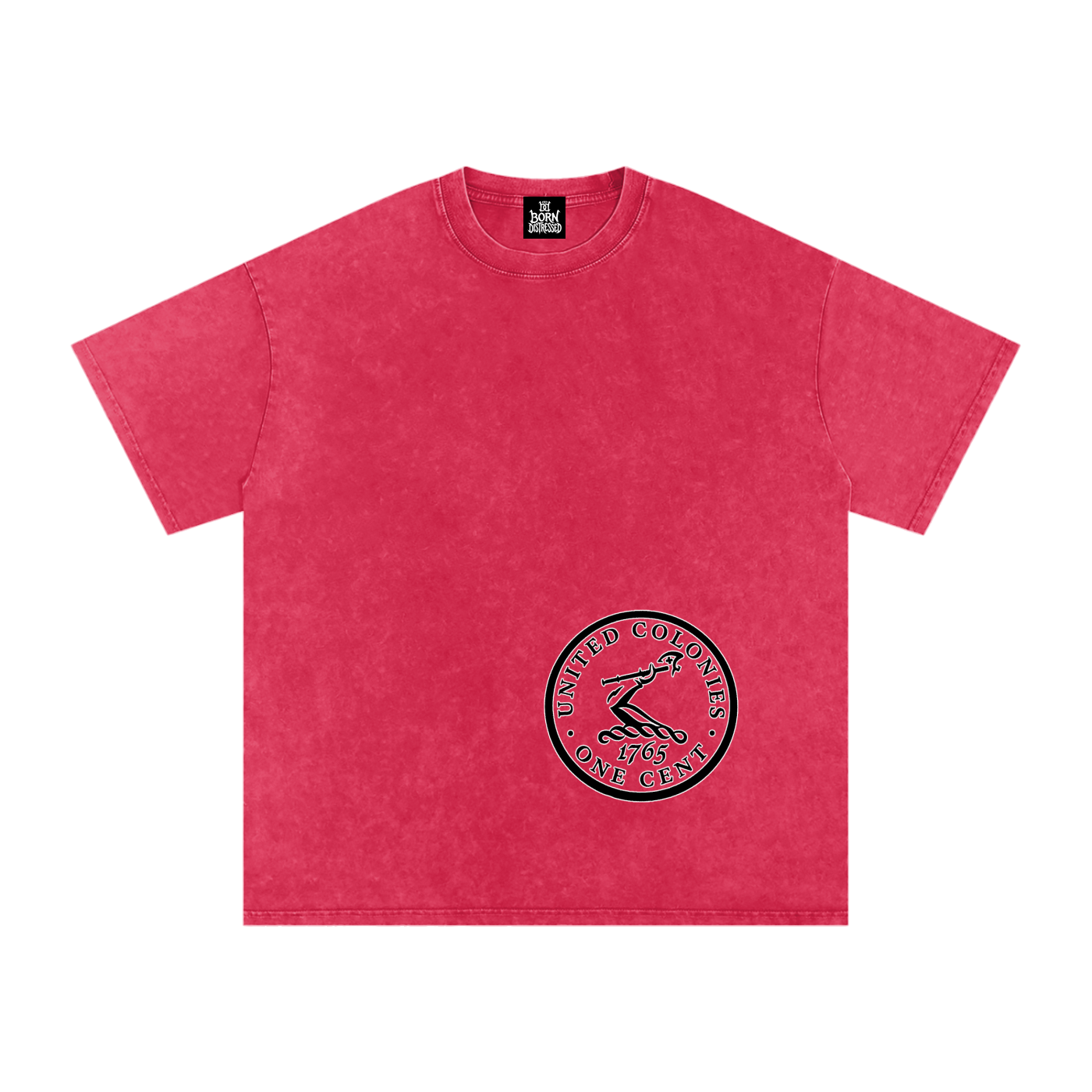 Henny Penny Snow Washed Oversized Cotton Tee