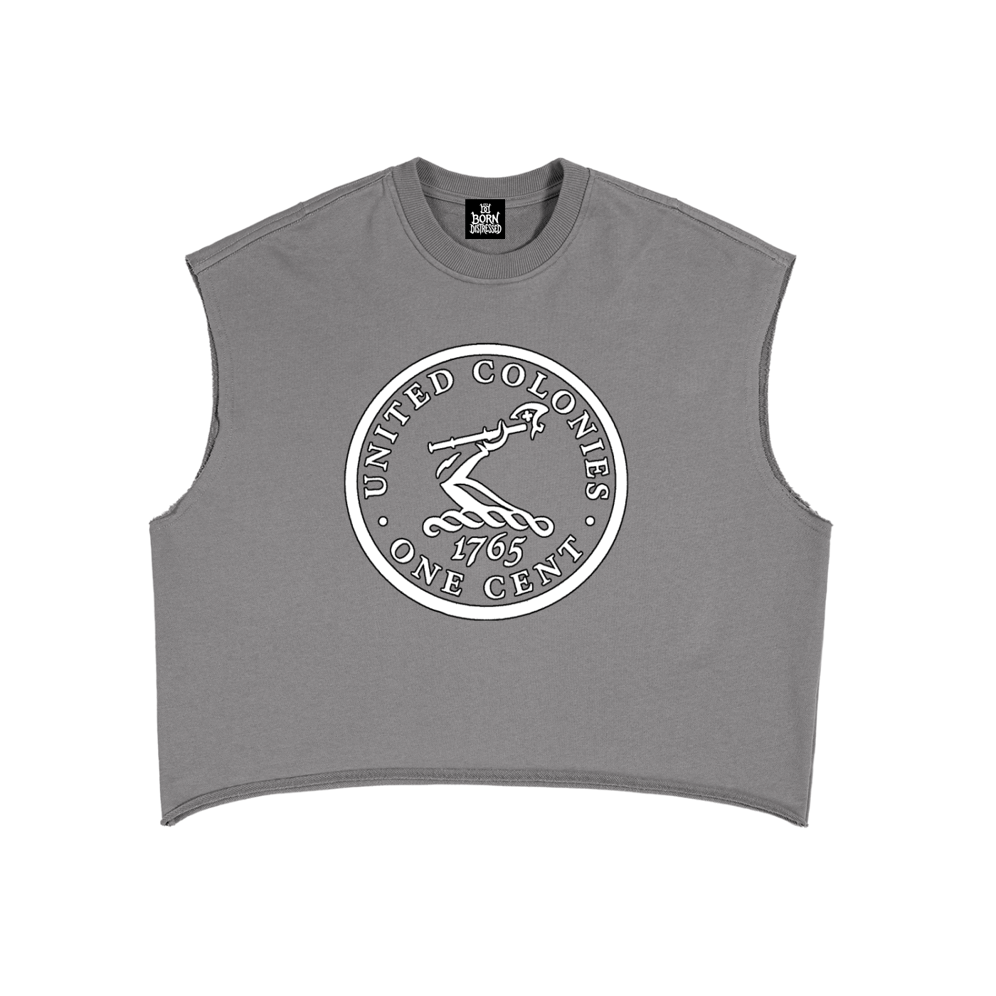 Henny Penny Double-Sided Coin French Terry Boxy Tank Top