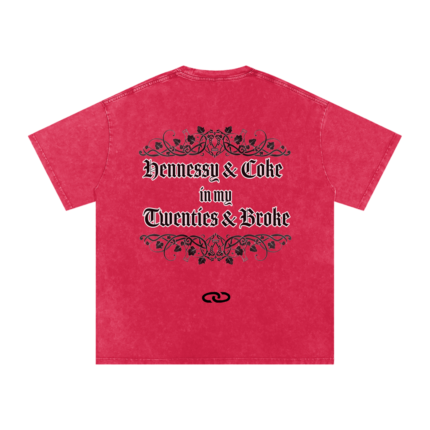 Henny Penny Snow Washed Oversized Cotton Tee