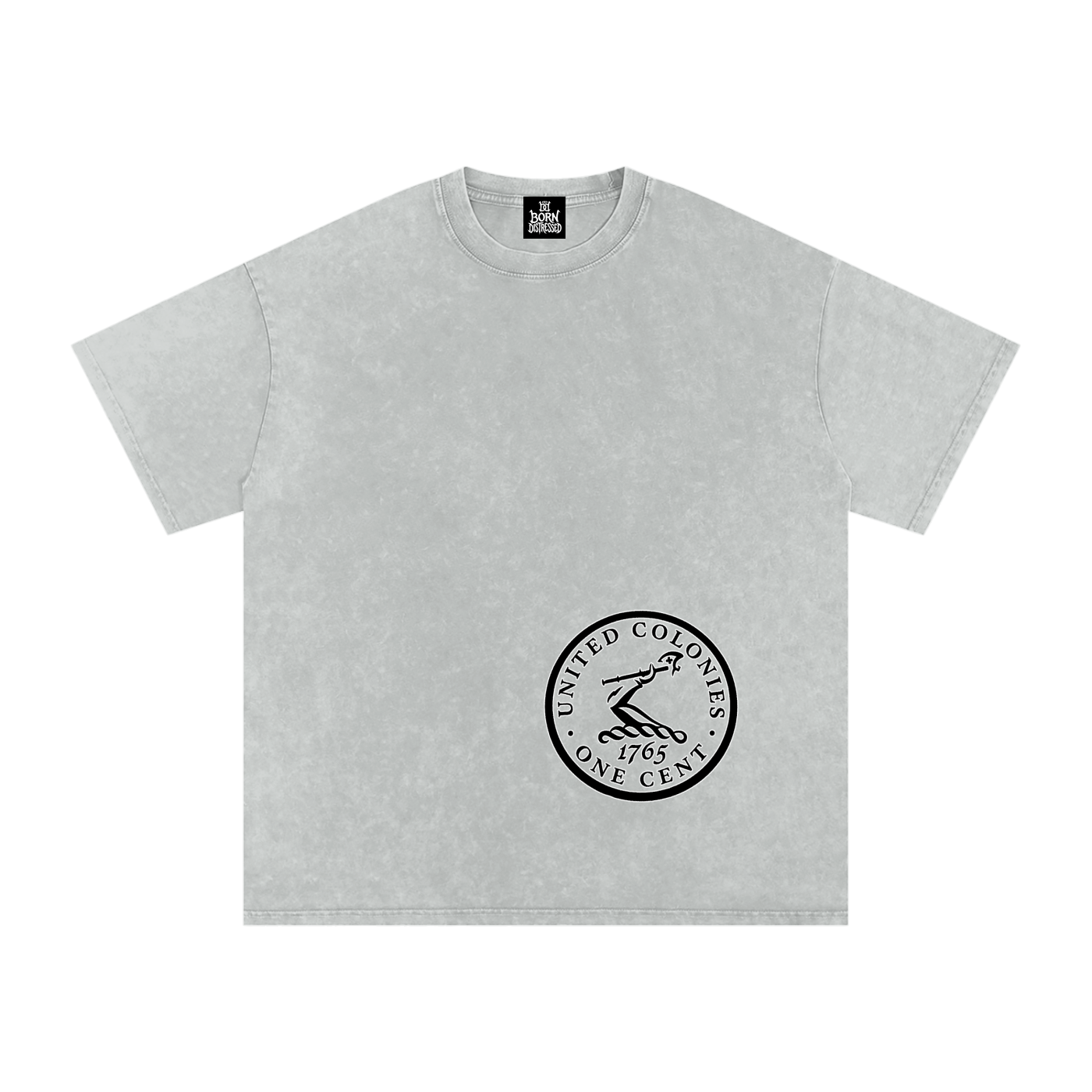 Henny Penny Snow Washed Oversized Cotton Tee