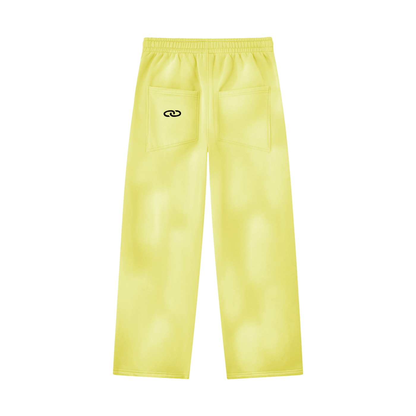 Cherry Blossom Colorfade Wide Leg Fleece Sweatpants