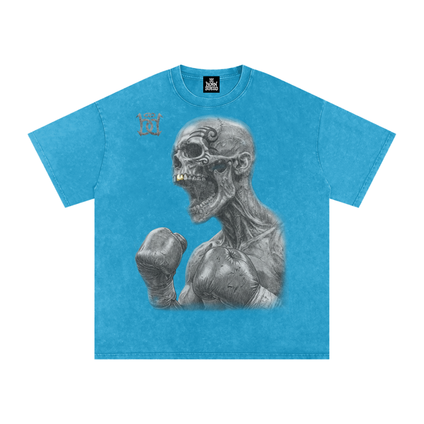 Mike Tyson / Living Legend Snow Washed Oversized Cotton Tee