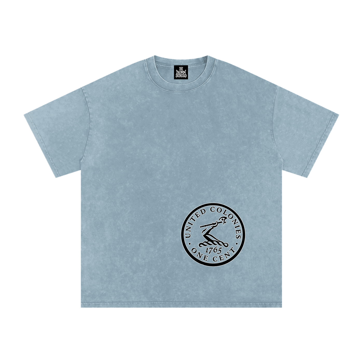 Henny Penny Snow Washed Oversized Cotton Tee