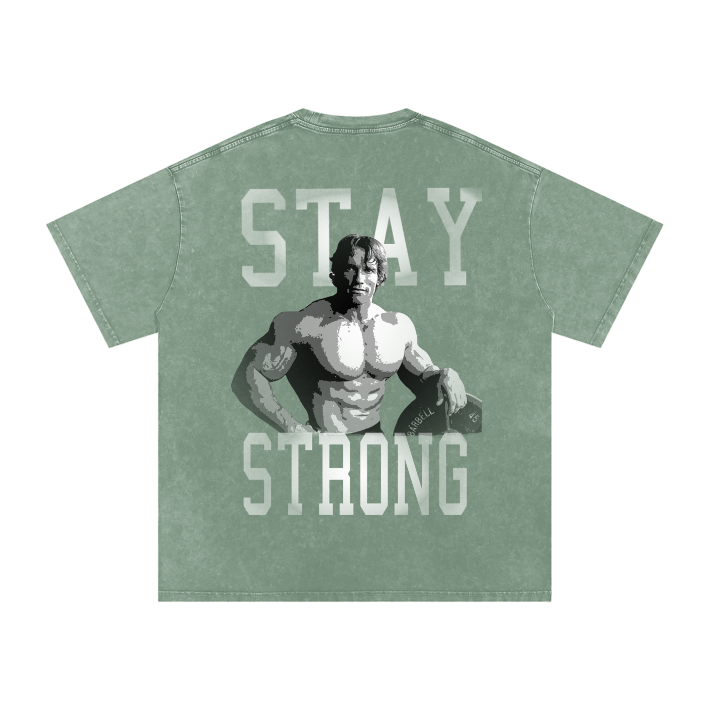 Arnie Stay Strong Snow Washed Tee