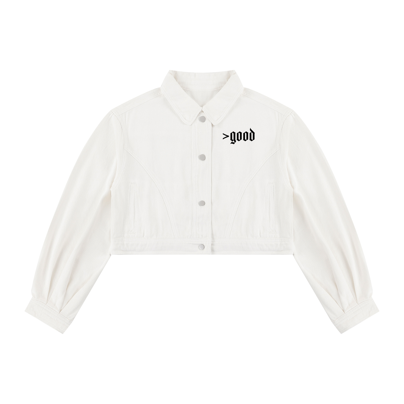 Women’s Crop Denim Jacket V3
