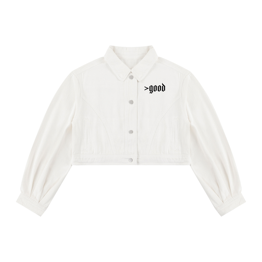 Women’s Crop Denim Jacket V3