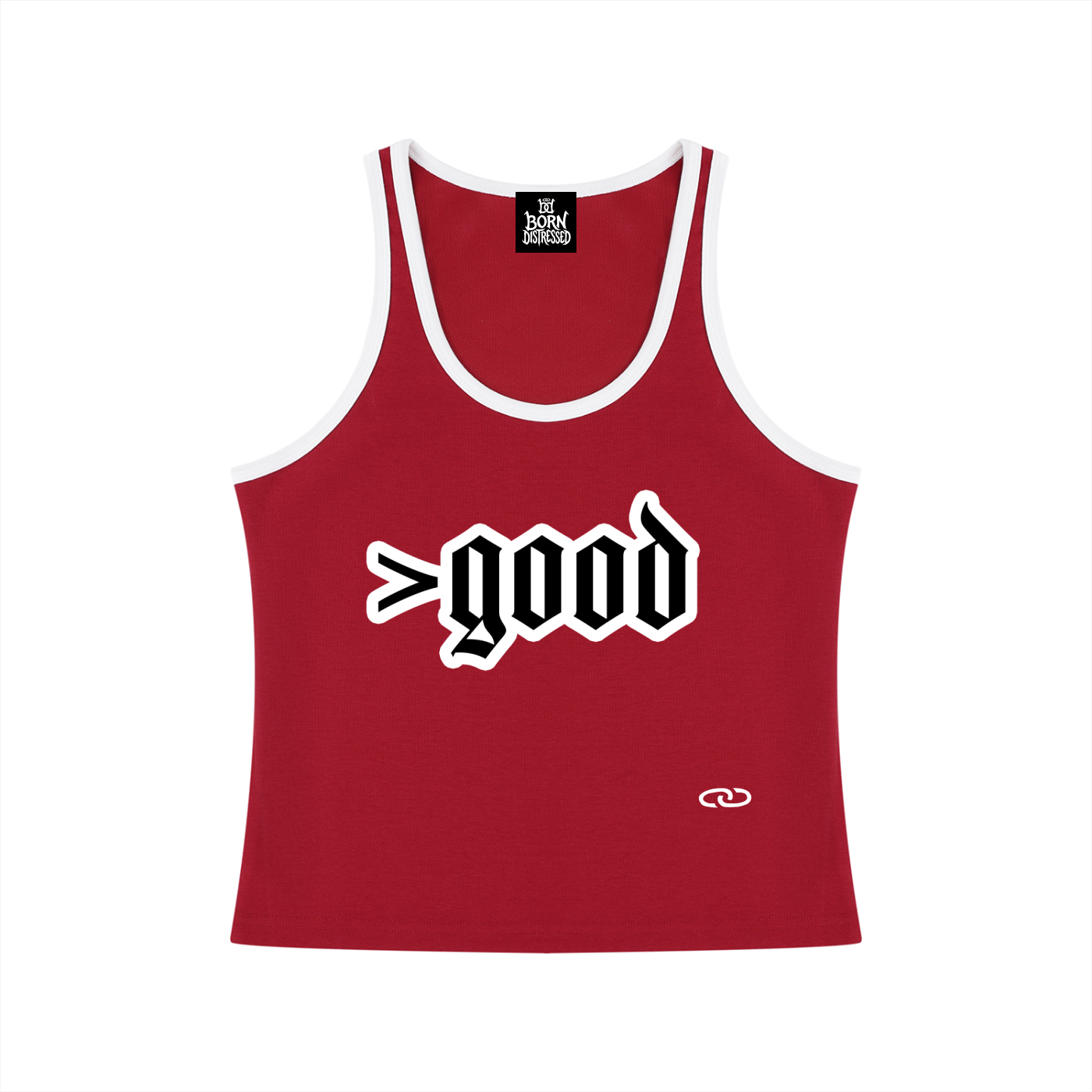 >good Block Cropped Tank Top V1