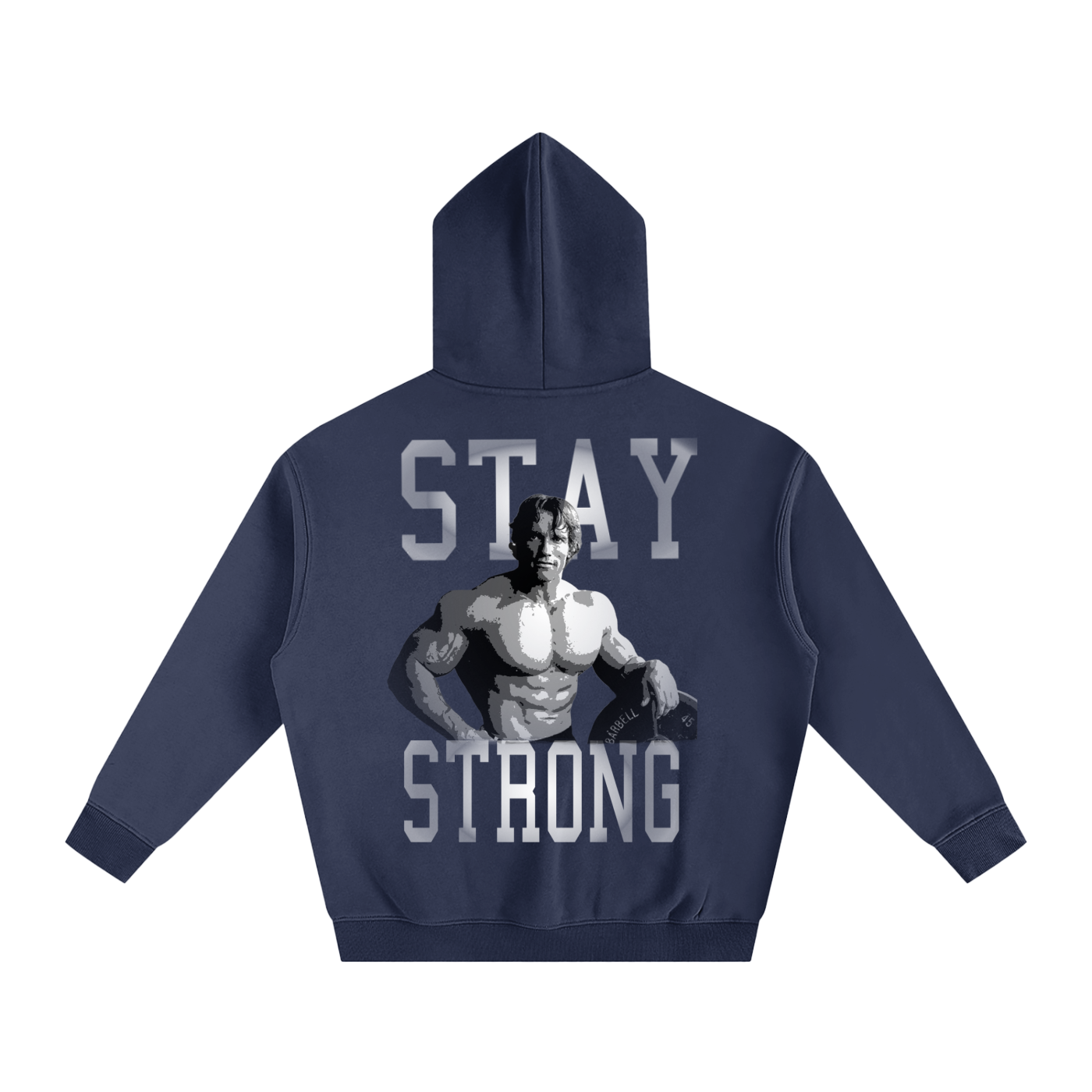 Arnie Stay Strong Oversize Fleeced Hoodie