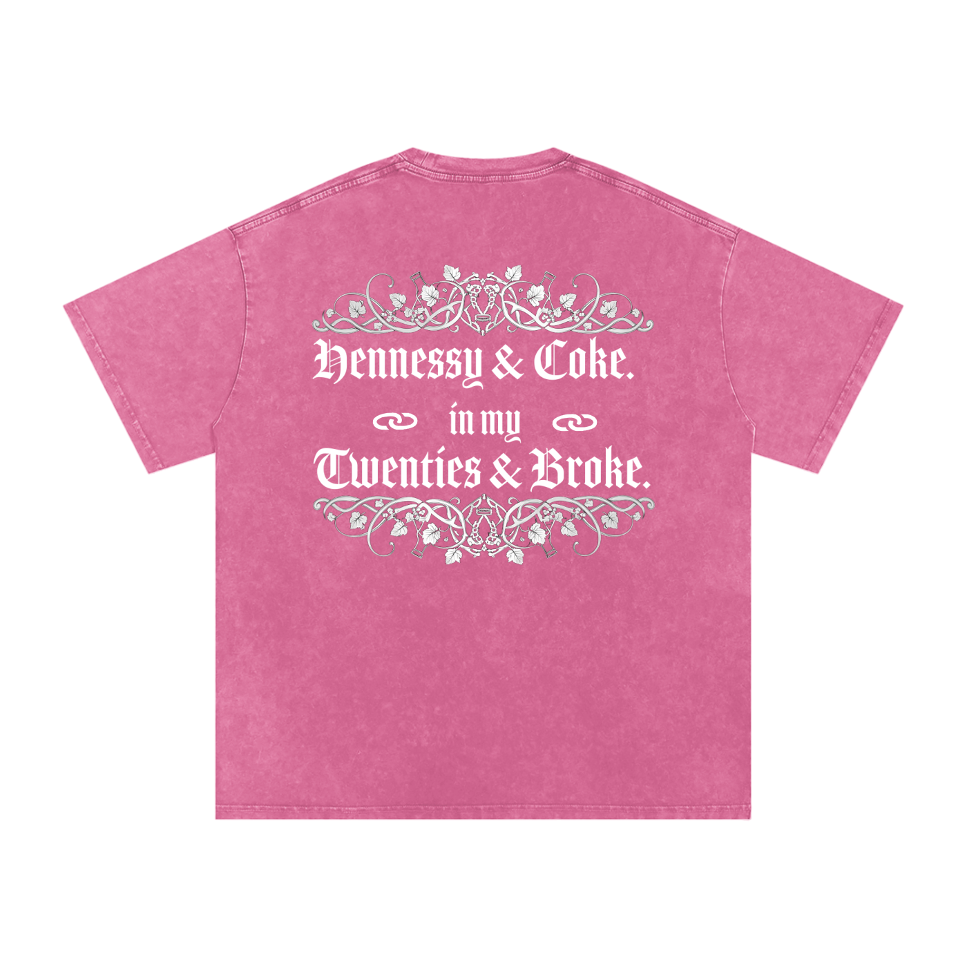Henny Penny 001 Snow Washed Oversized Cotton Tee