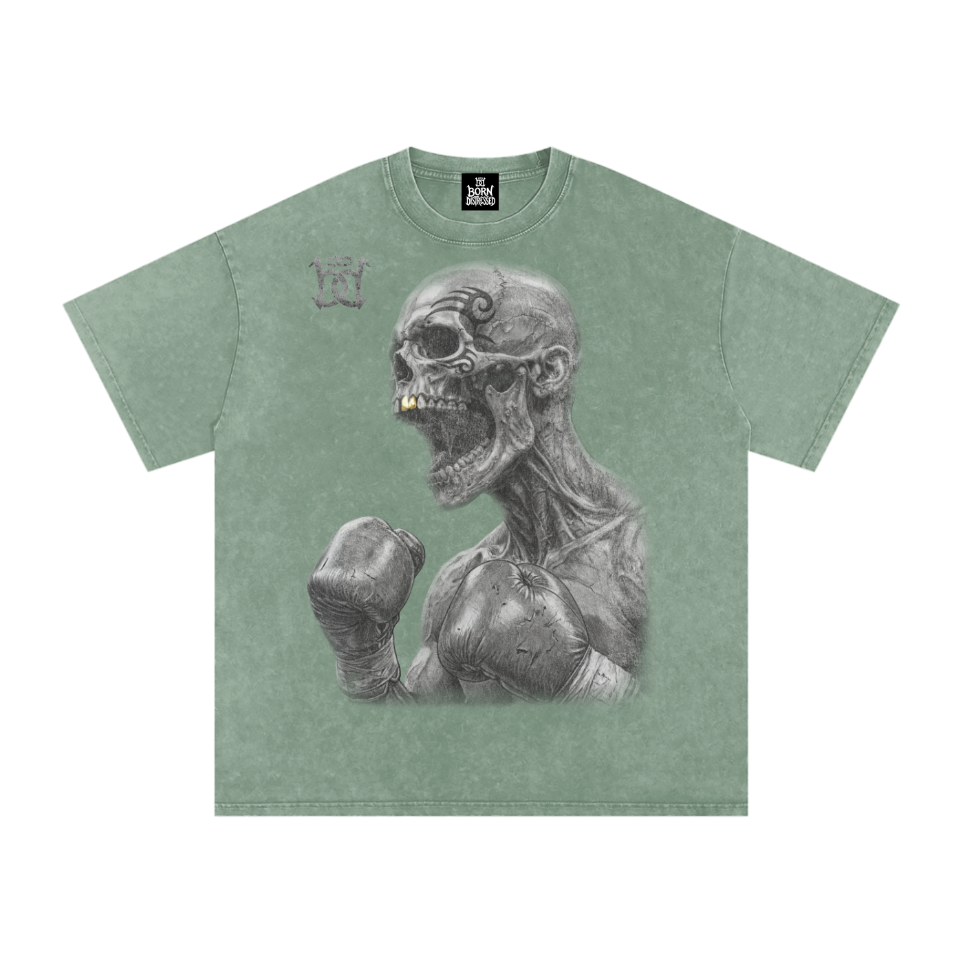 Mike Tyson / Living Legend Snow Washed Oversized Cotton Tee
