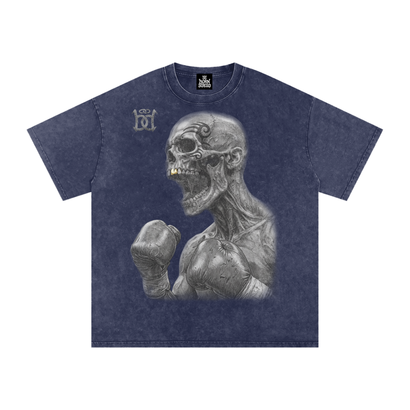 Mike Tyson / Living Legend Snow Washed Oversized Cotton Tee