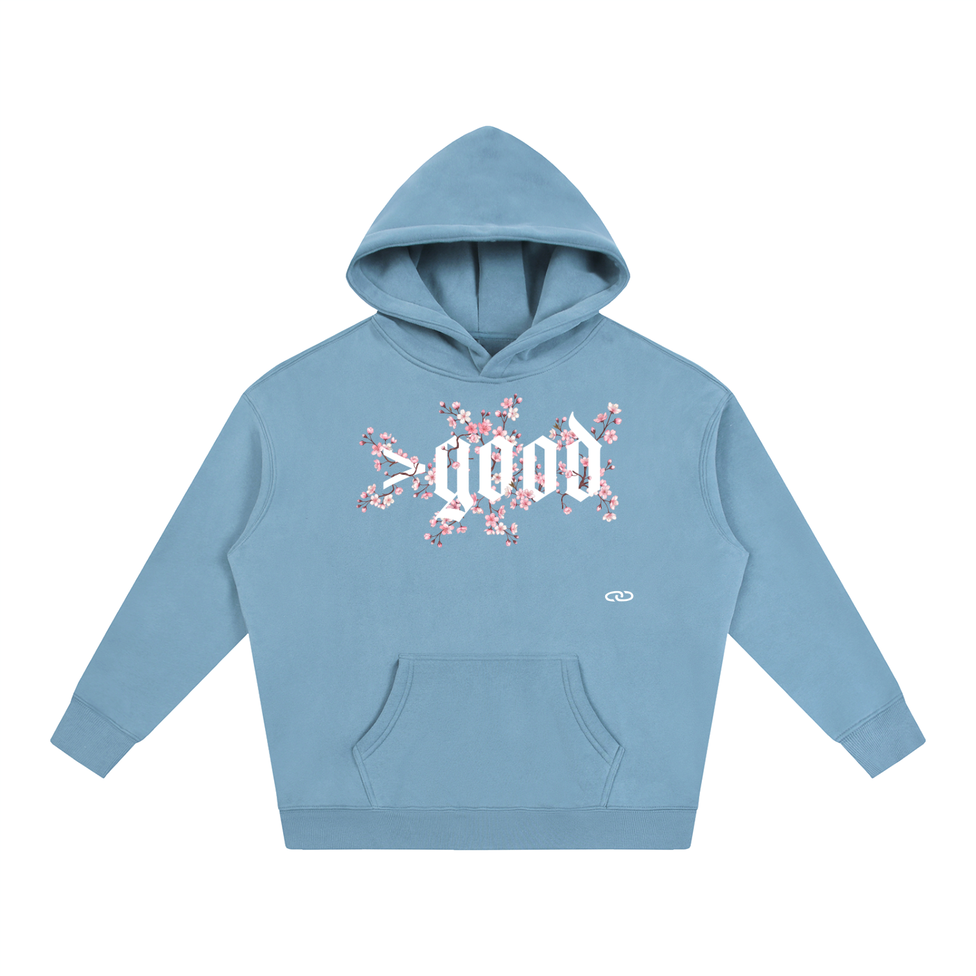 Cherry Blossom Oversize Fleeced Hoodie