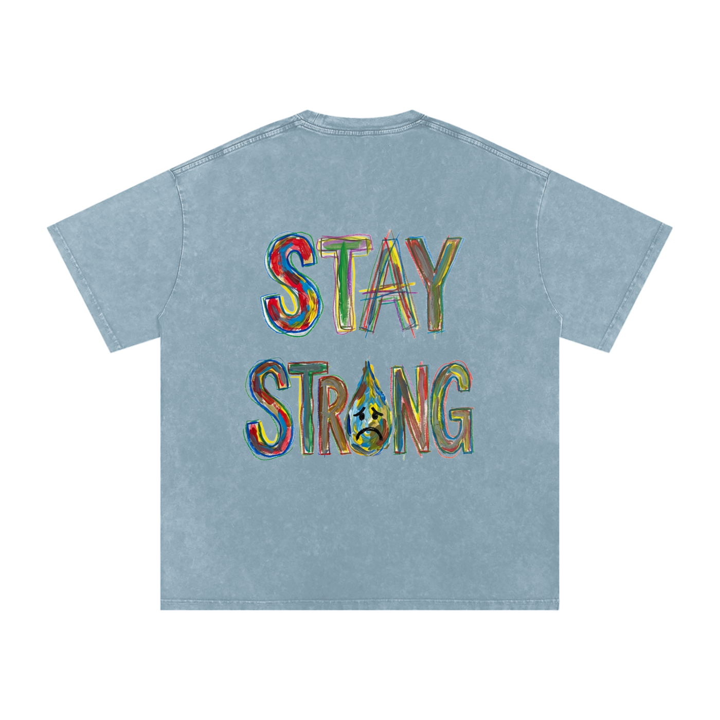 Outside the Lines Snow Washed Oversized Tee